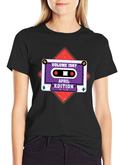 Volume 1987 April Edition Cassette T-Shirt