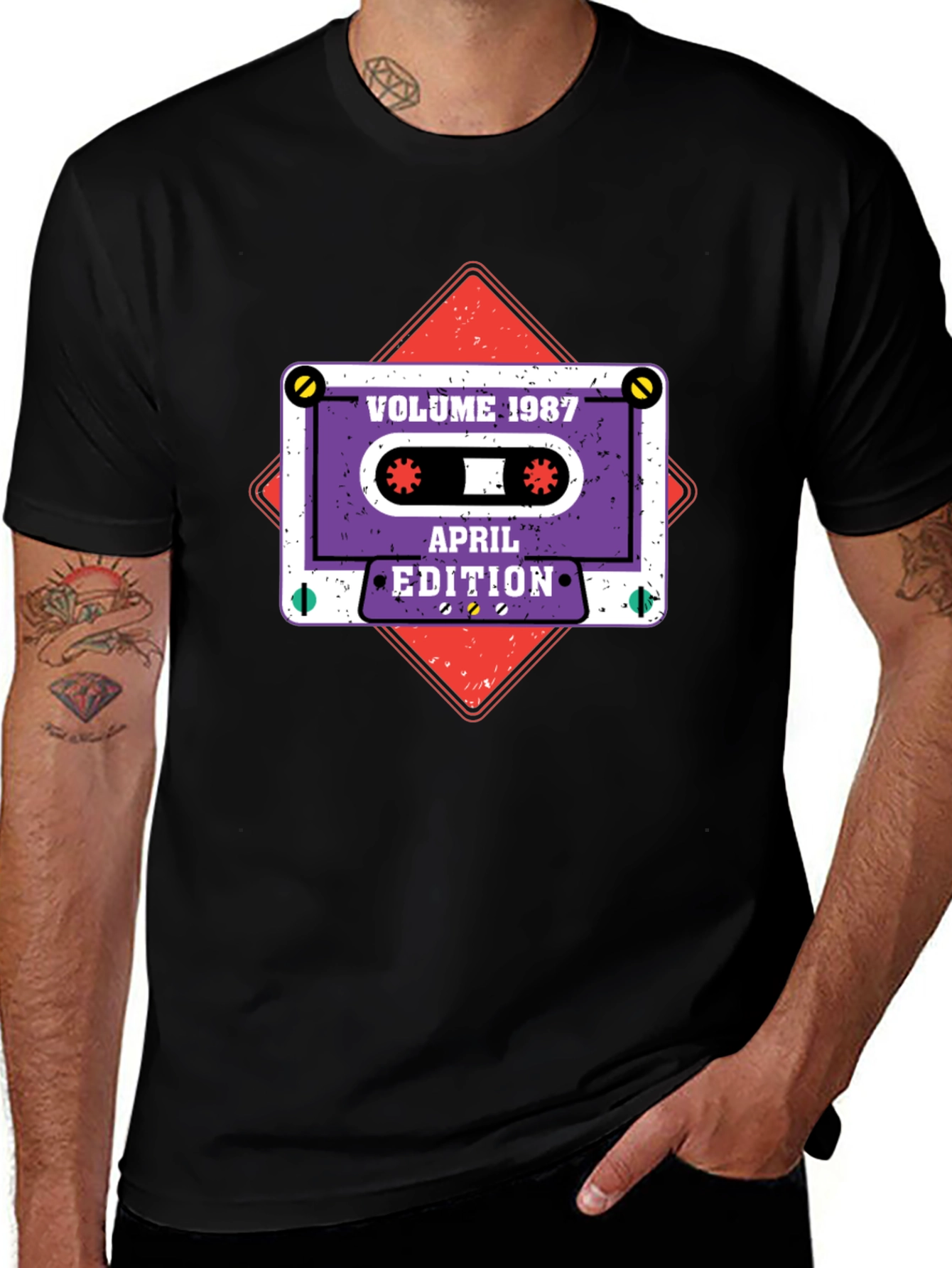 Volume 1987 April Edition Cassette T-Shirt