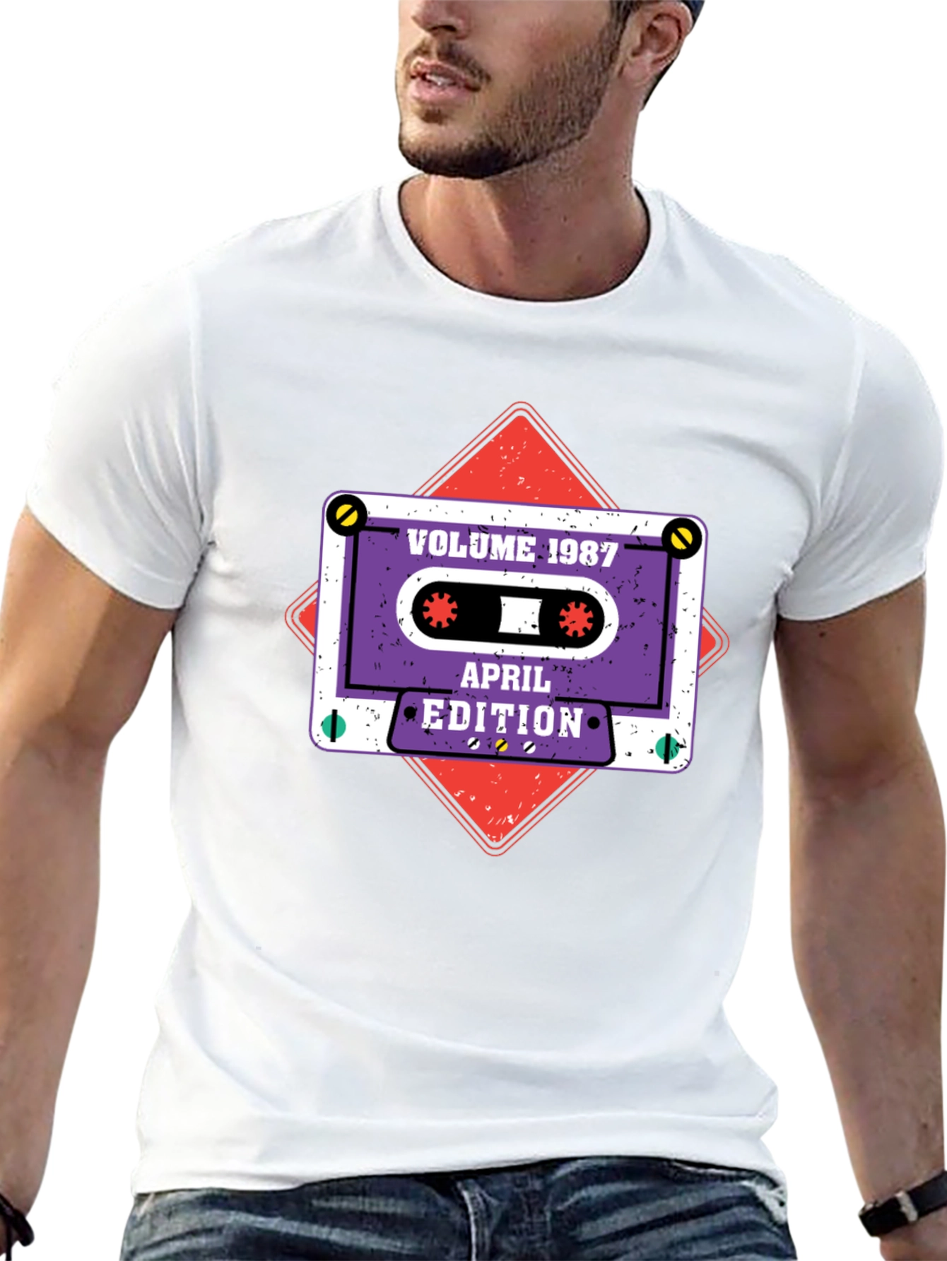 Volume 1987 April Edition Cassette T-Shirt