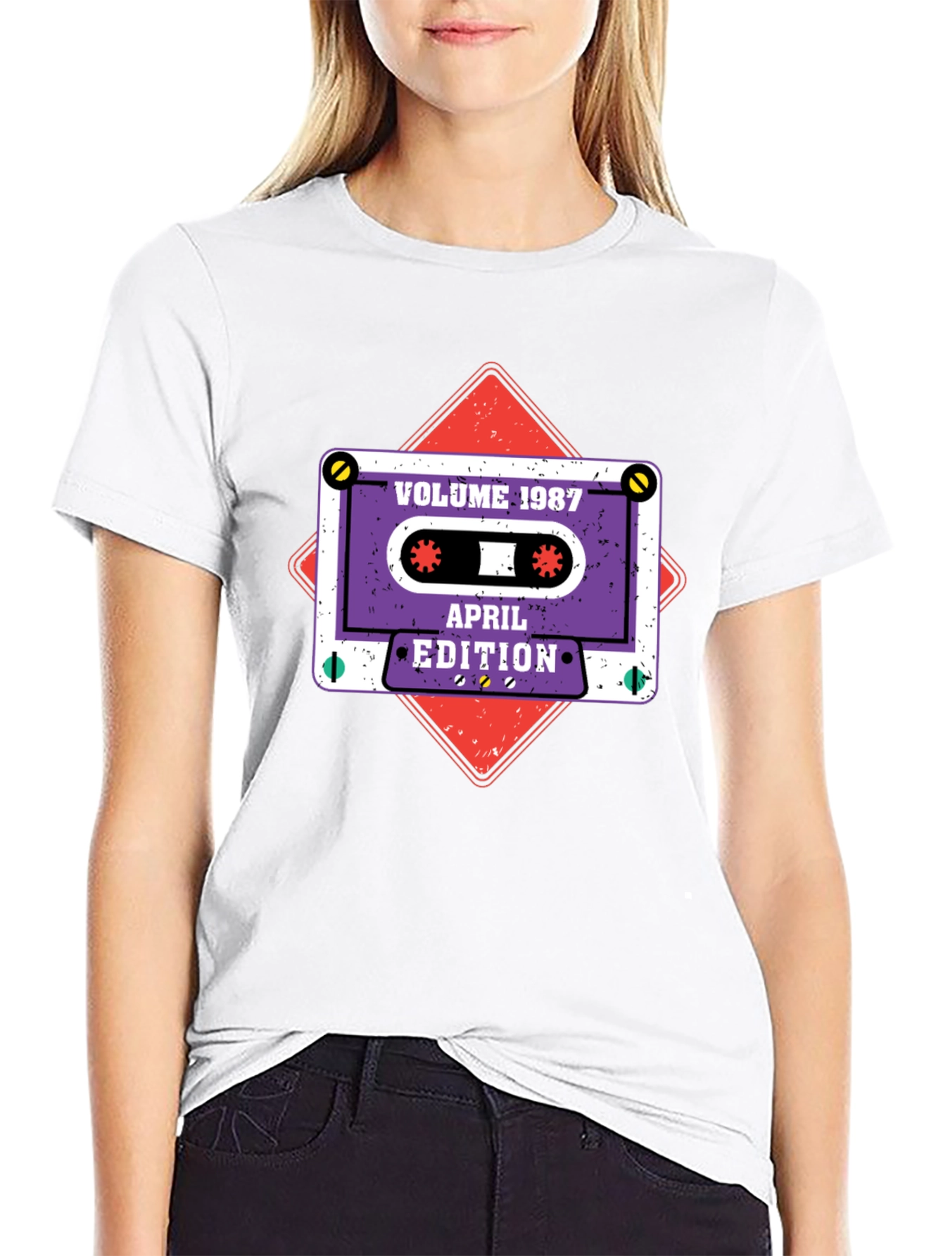 Volume 1987 April Edition Cassette T-Shirt