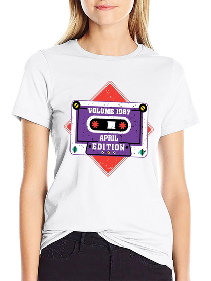 Volume 1987 April Edition Cassette T-Shirt