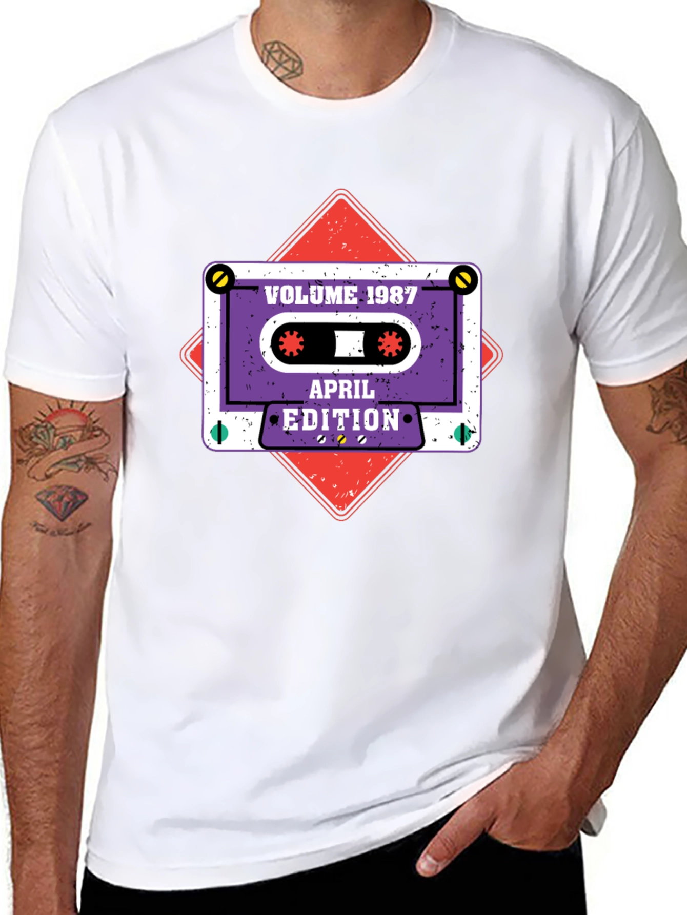 Volume 1987 April Edition Cassette T-Shirt