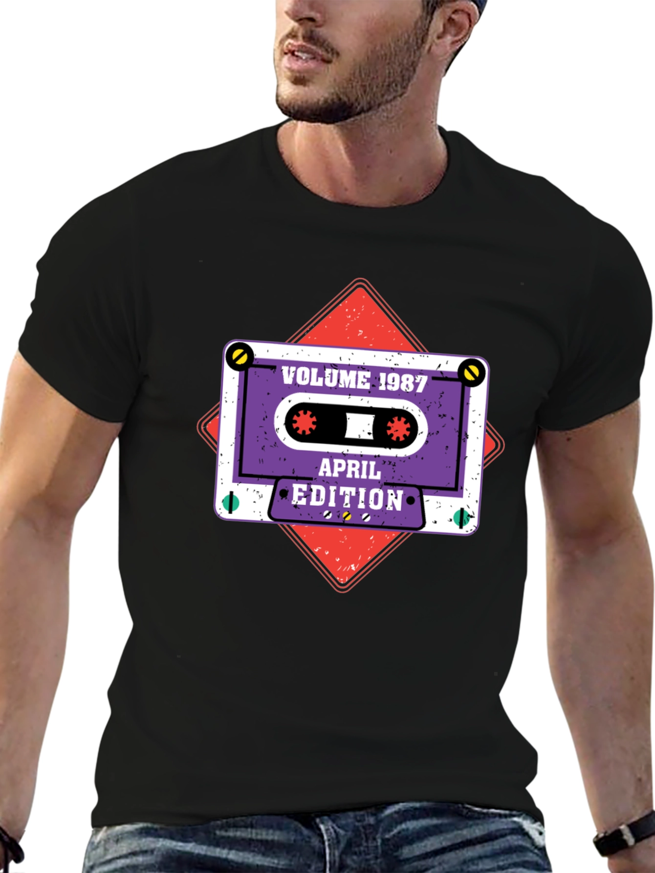 Volume 1987 April Edition Cassette T-Shirt