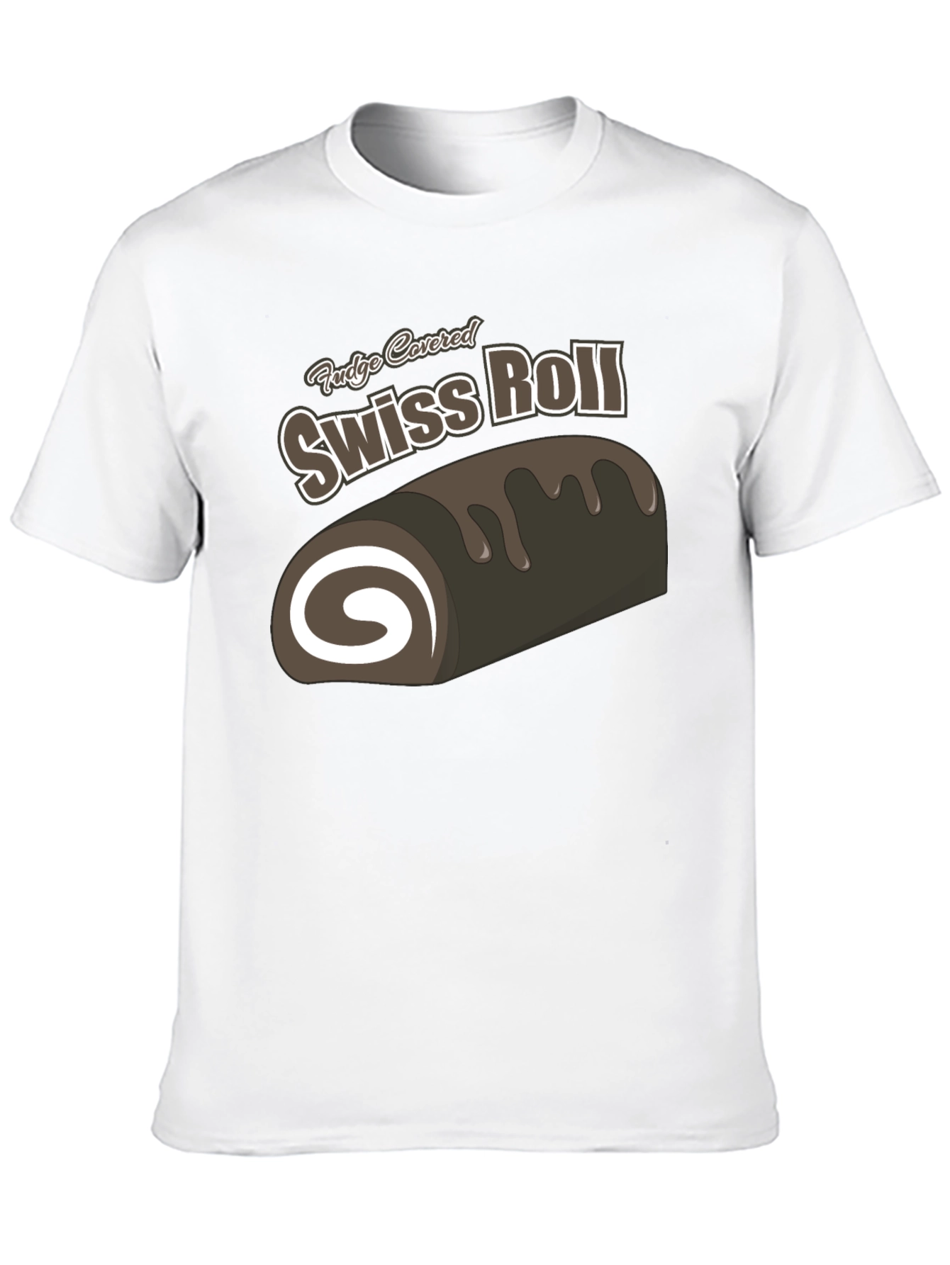 Fudge Covered Swiss Roll T-Shirt - Dessert Lover Tee