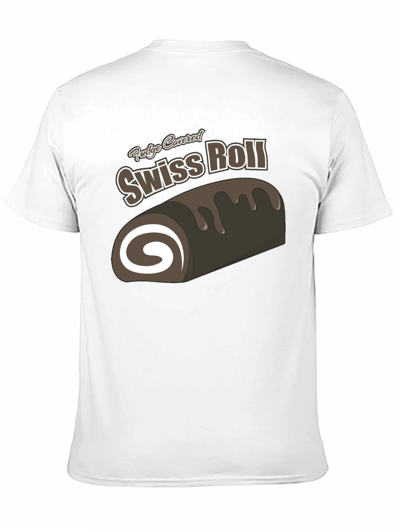 Fudge Covered Swiss Roll T-Shirt - Dessert Lover Tee