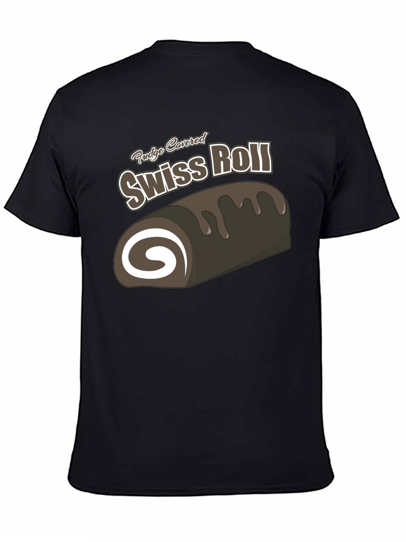 Fudge Covered Swiss Roll T-Shirt - Dessert Lover Tee