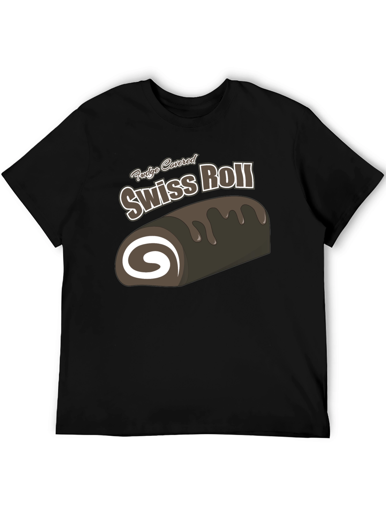 Fudge Covered Swiss Roll T-Shirt - Dessert Lover Tee