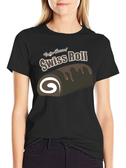 Fudge Covered Swiss Roll T-Shirt - Dessert Lover Tee