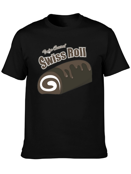 Fudge Covered Swiss Roll T-Shirt - Dessert Lover Tee