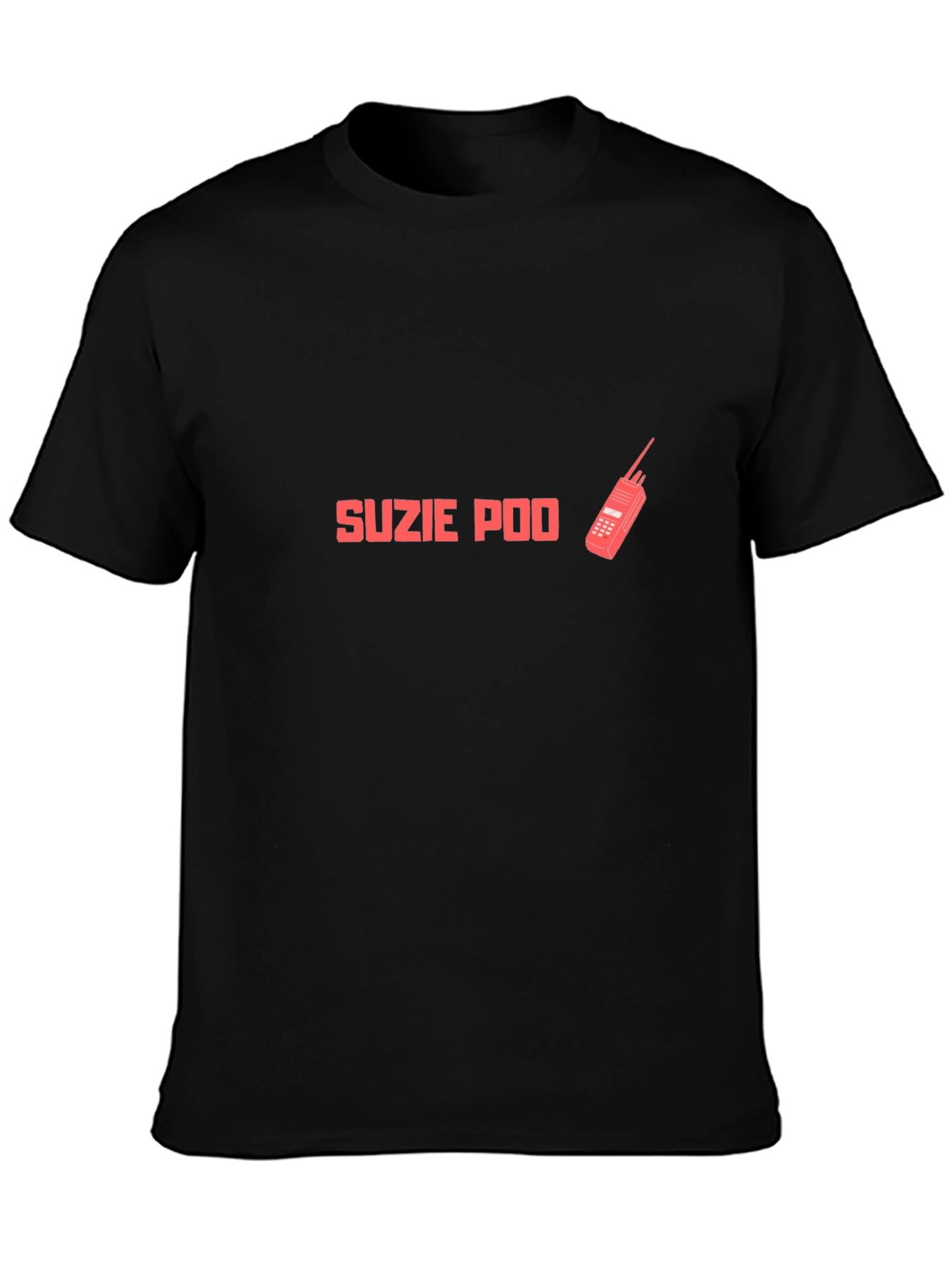 Suzie Poo Graphic Tee - Black