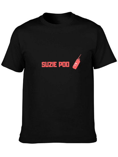 Suzie Poo Graphic Tee - Black