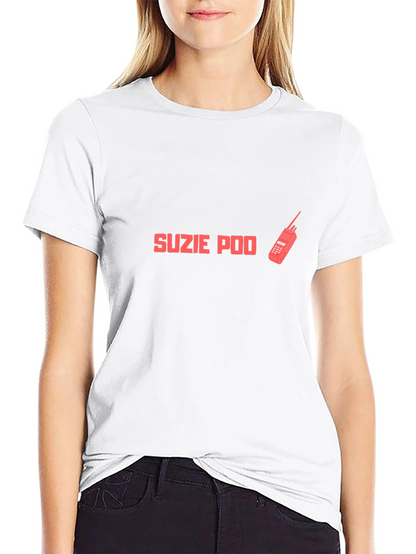 Suzie Poo Graphic Tee - Black