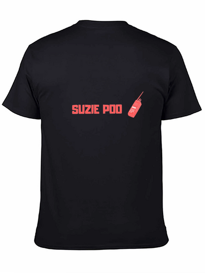 Suzie Poo Graphic Tee - Black