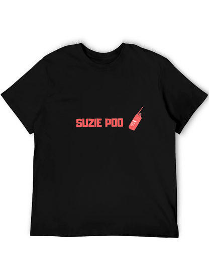 Suzie Poo Graphic Tee - Black