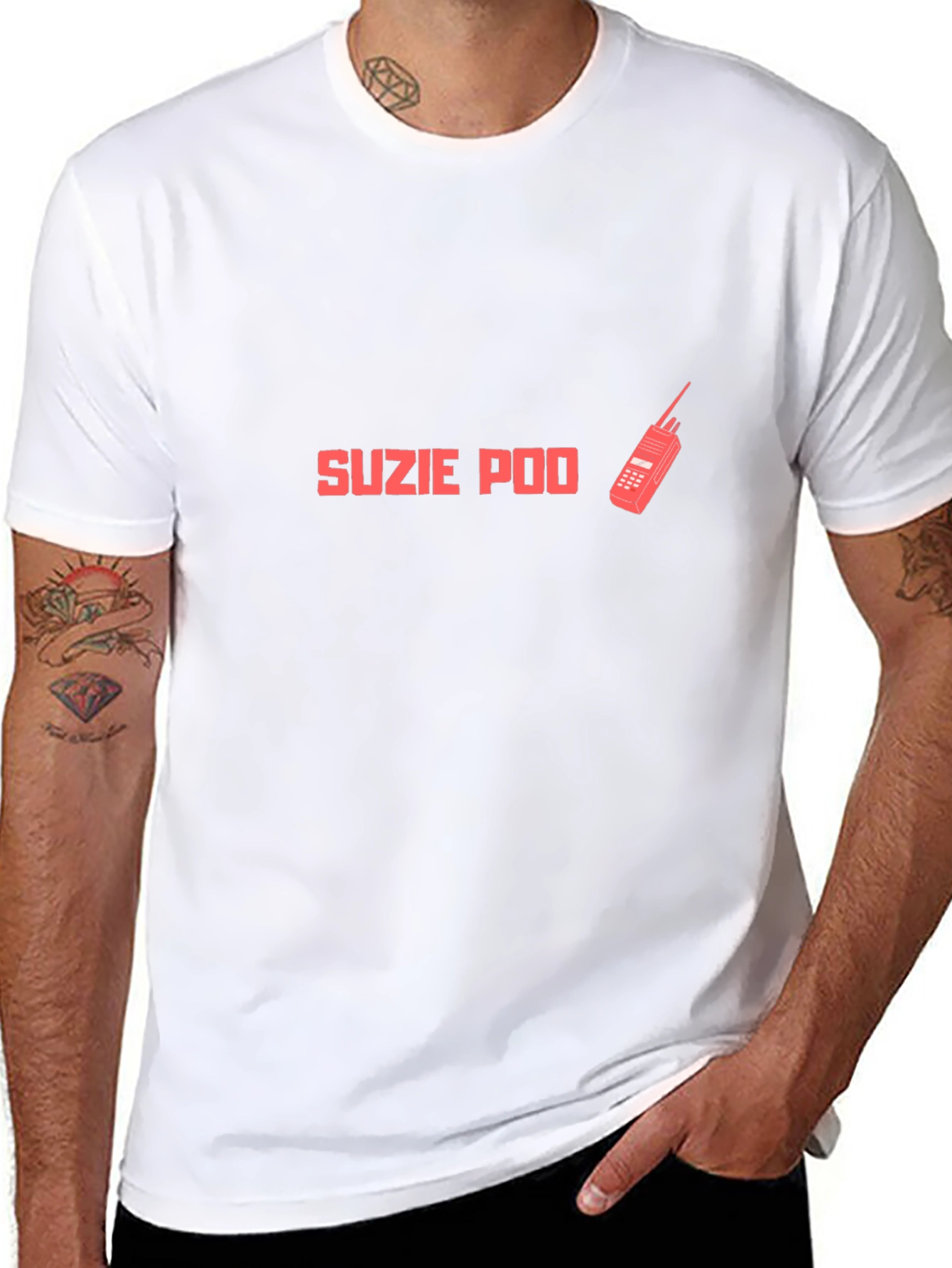 Suzie Poo Graphic Tee - Black