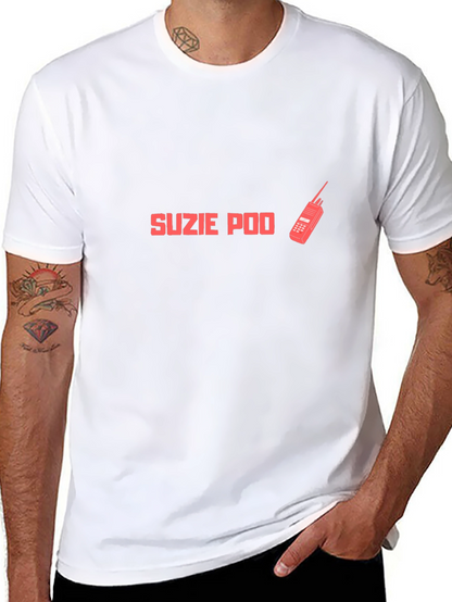 Suzie Poo Graphic Tee - Black