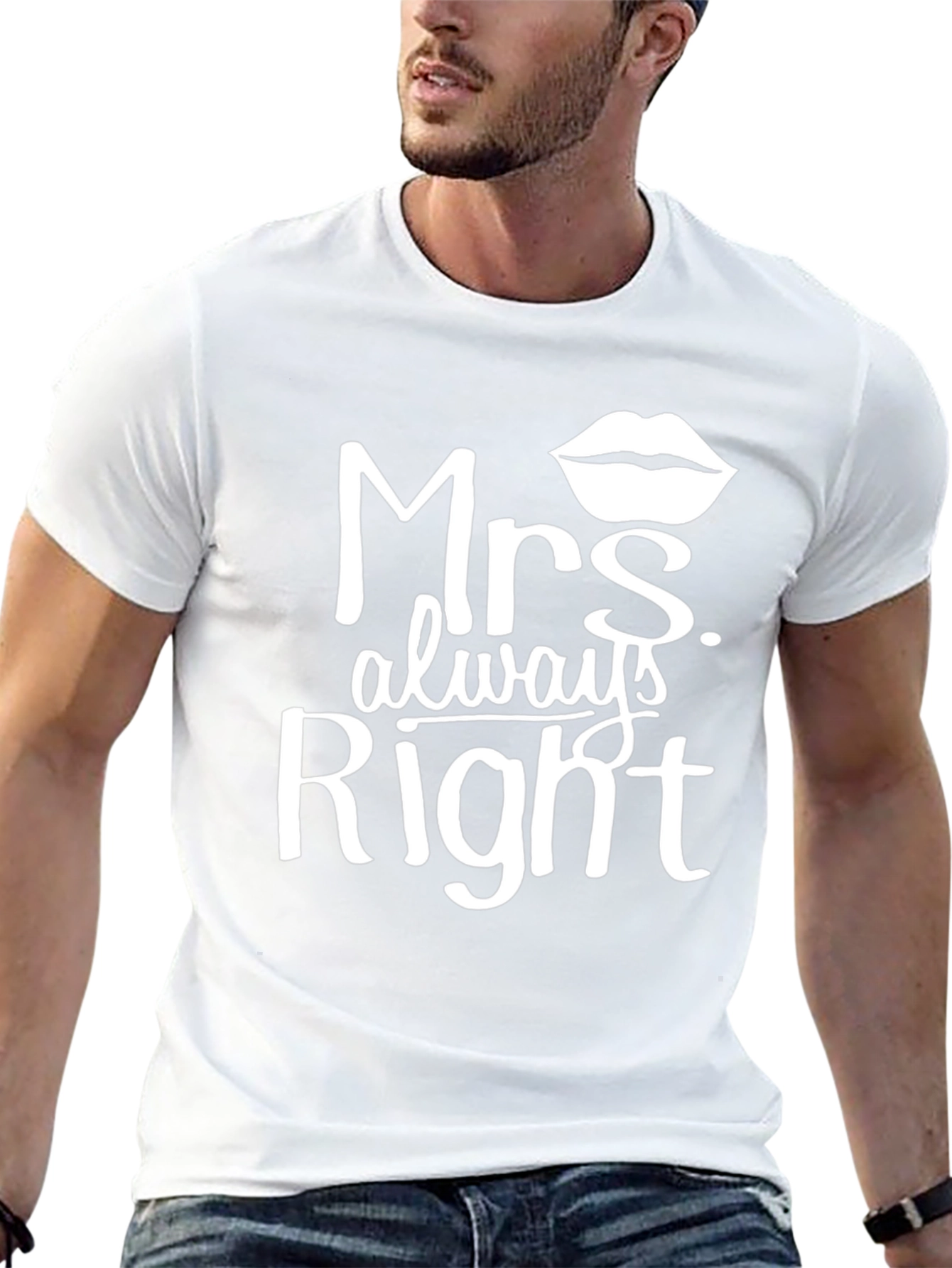 Mrs. Always Right Graphic Tee - Black
