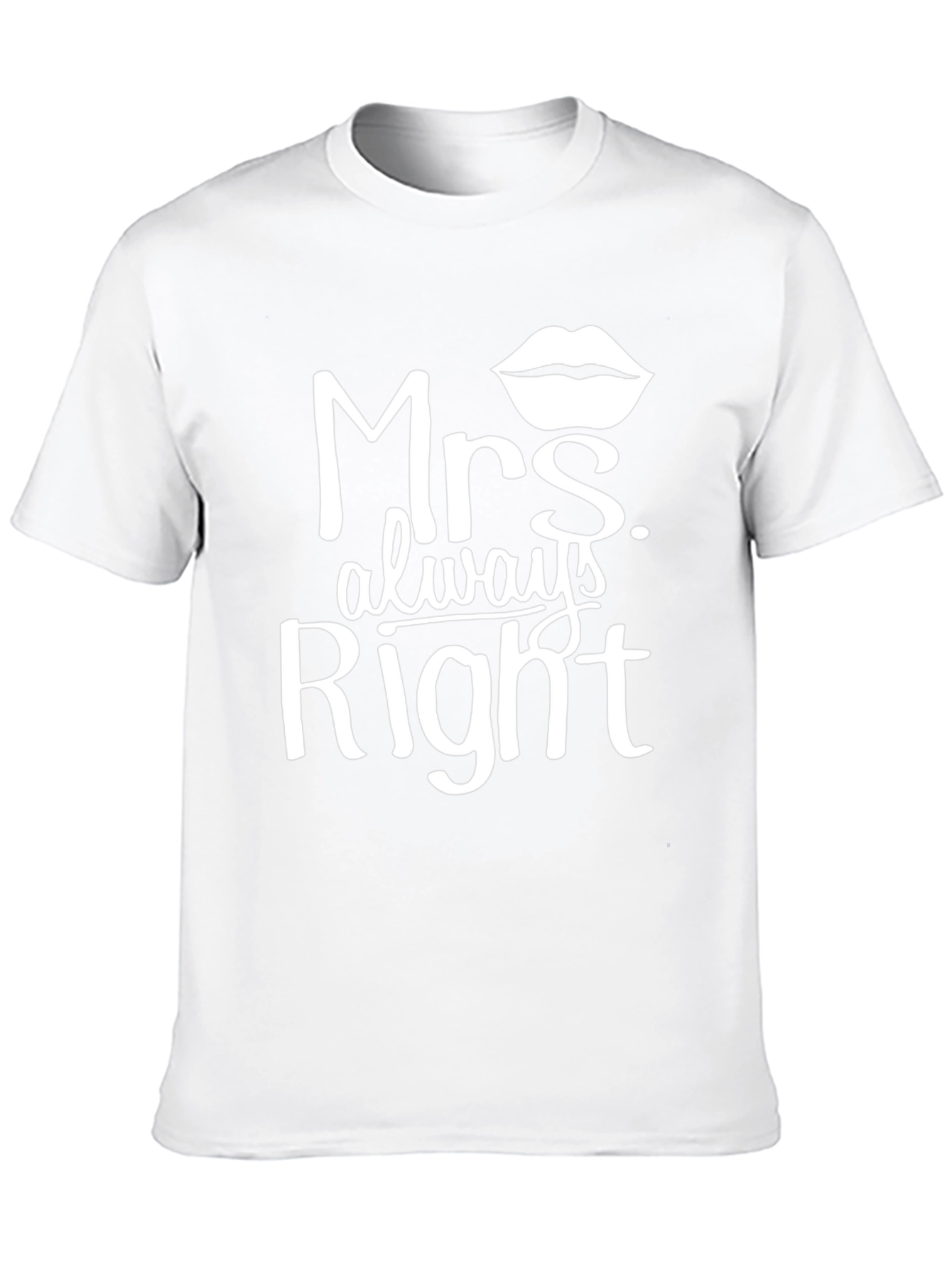 Mrs. Always Right Graphic Tee - Black