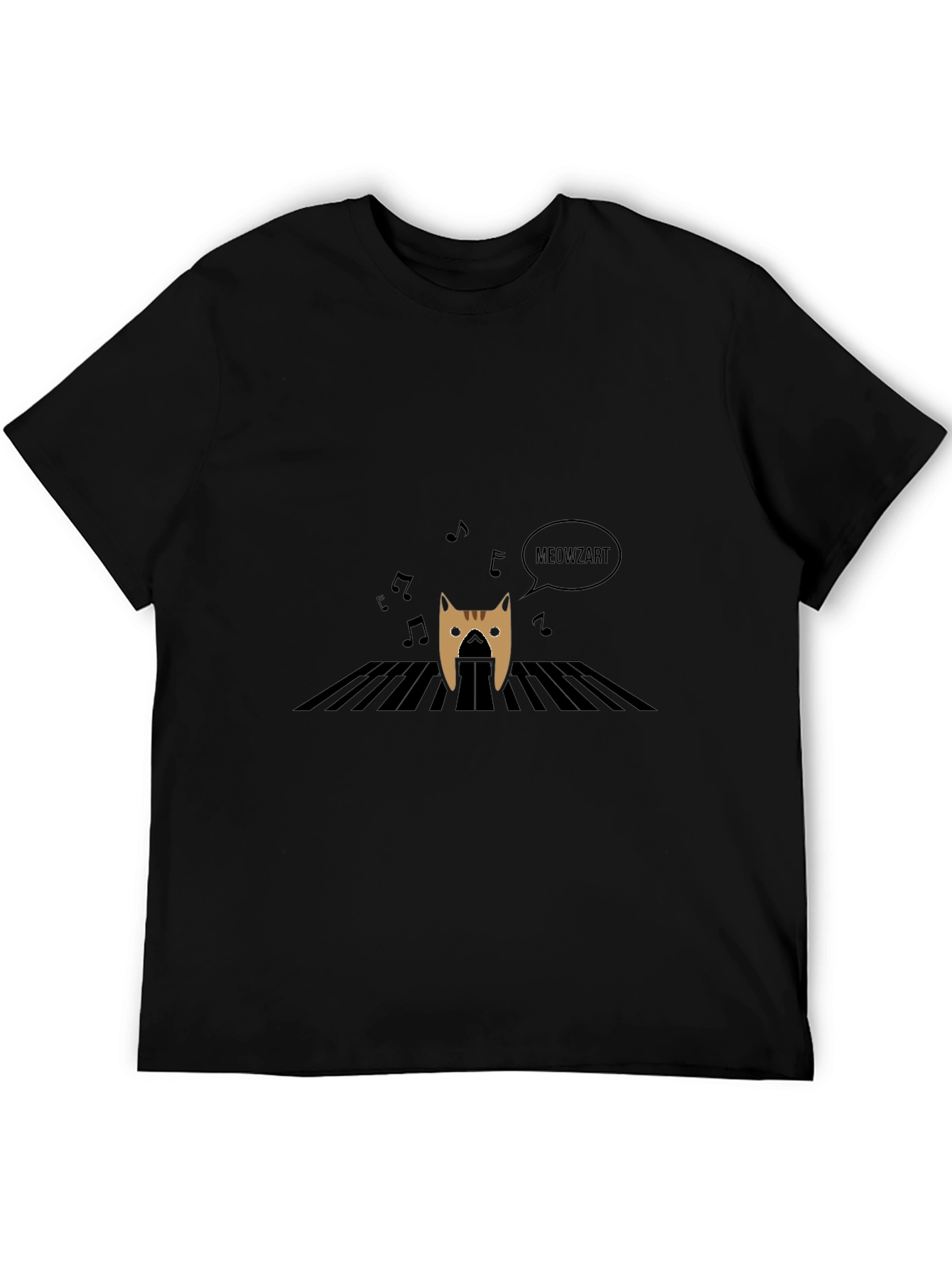 Meowzart T-Shirt - Cat Playing Piano