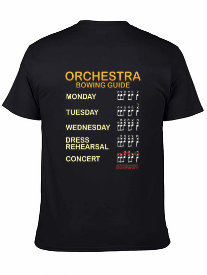 Orchestra Bowing Guide Musician T-Shirt