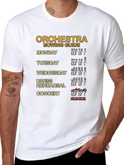 Orchestra Bowing Guide Musician T-Shirt