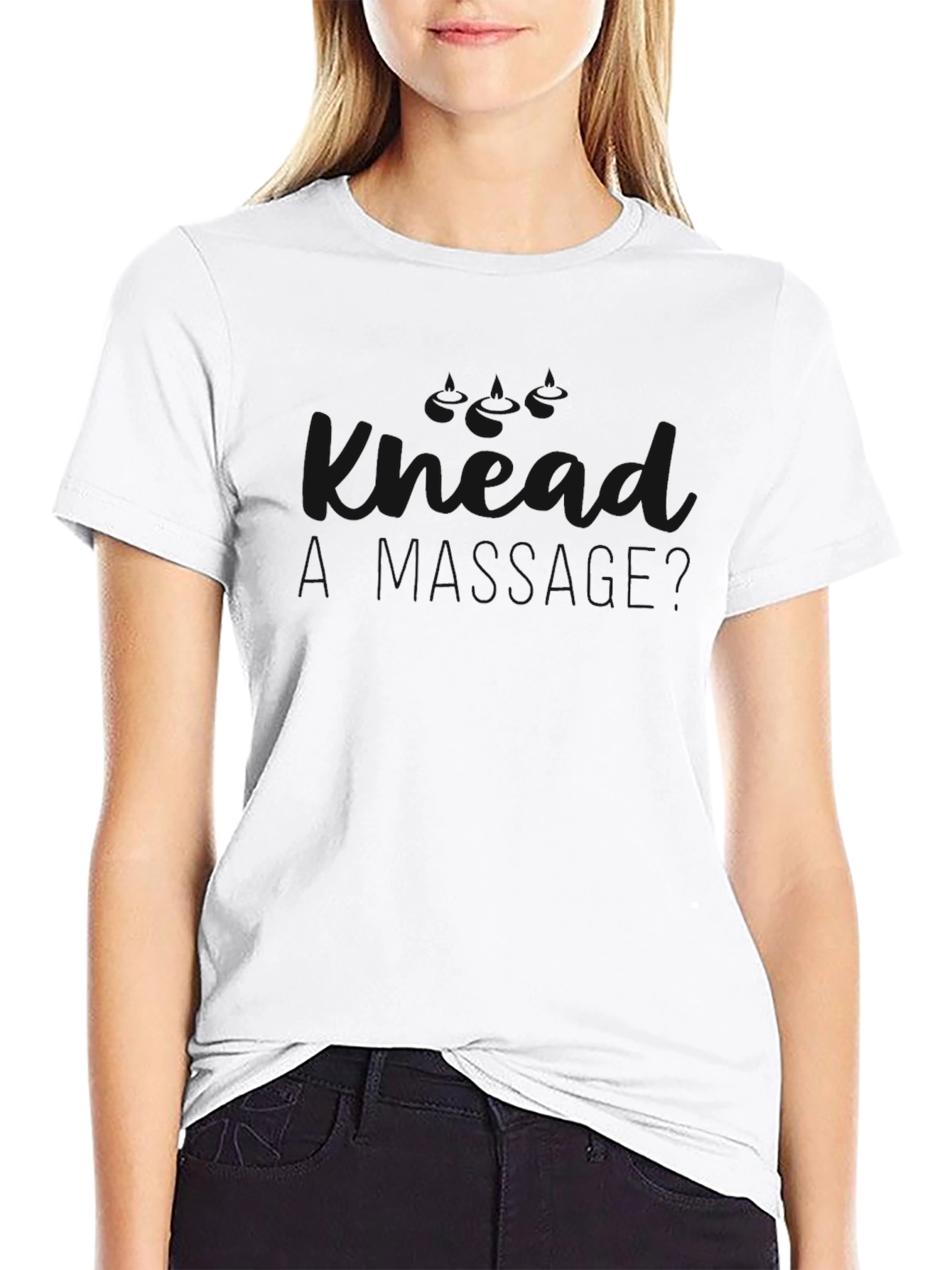 Mens Solid Black Crew Neck T-Shirt