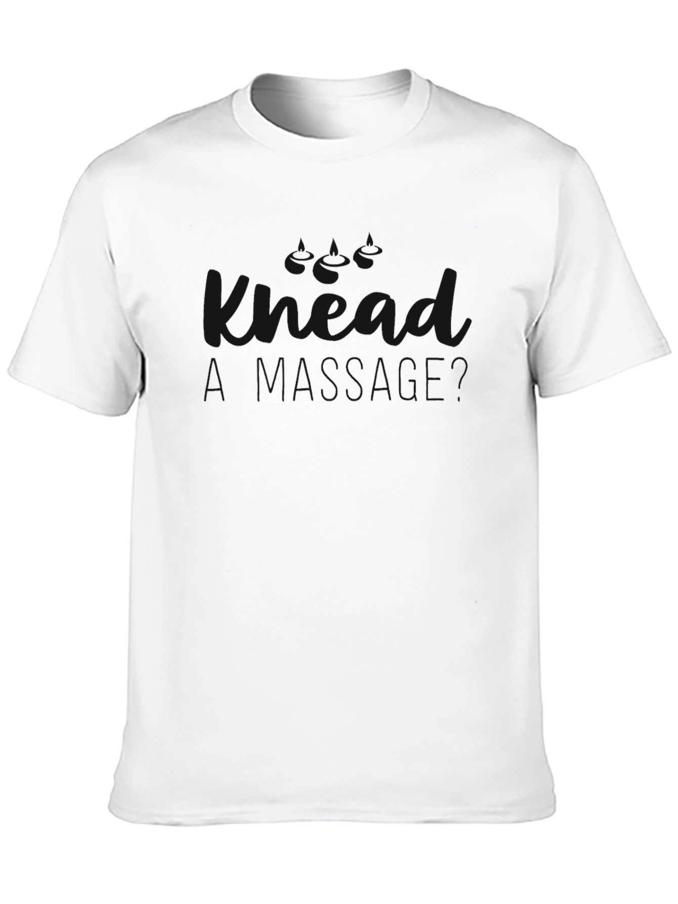 Mens Solid Black Crew Neck T-Shirt