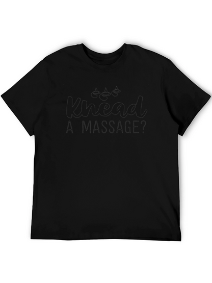 Mens Solid Black Crew Neck T-Shirt