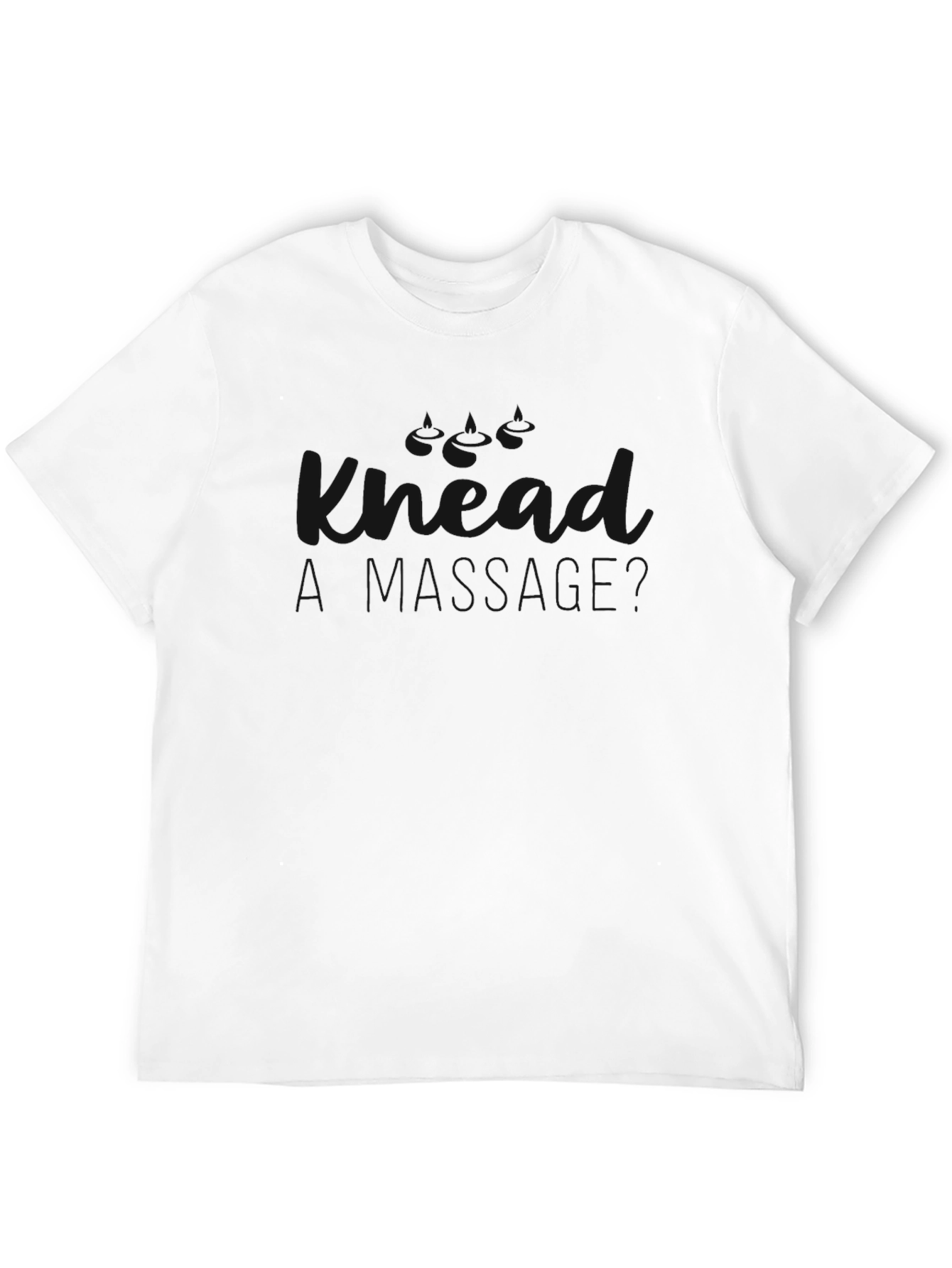 Mens Solid Black Crew Neck T-Shirt