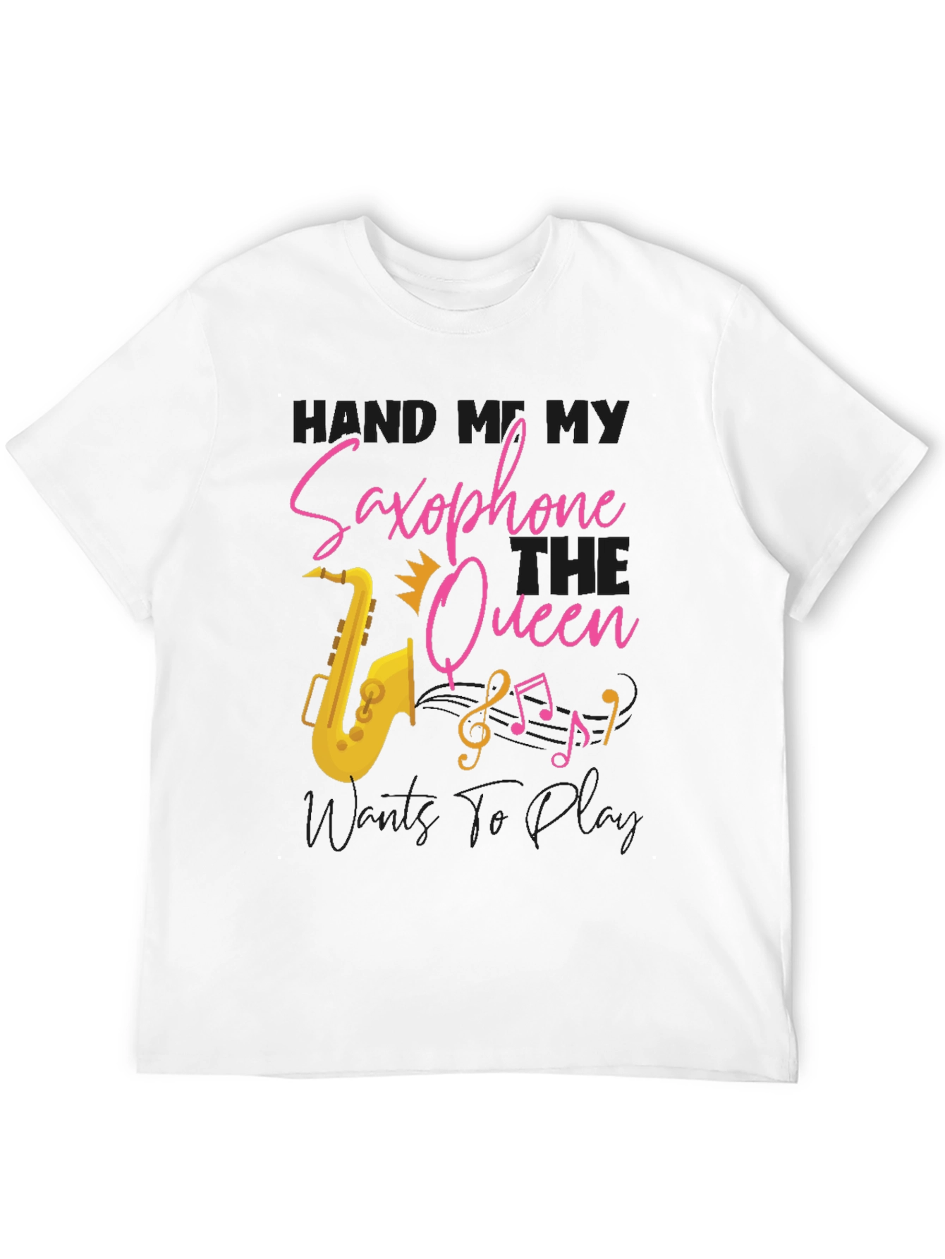 Saxophone Queen T-Shirt - Music Lover Tee