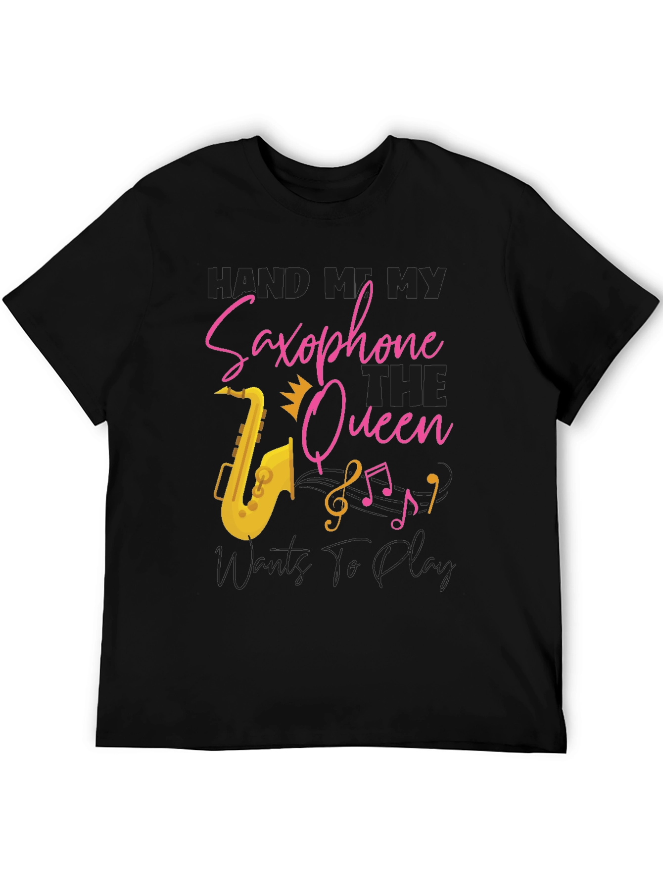 Saxophone Queen T-Shirt - Music Lover Tee