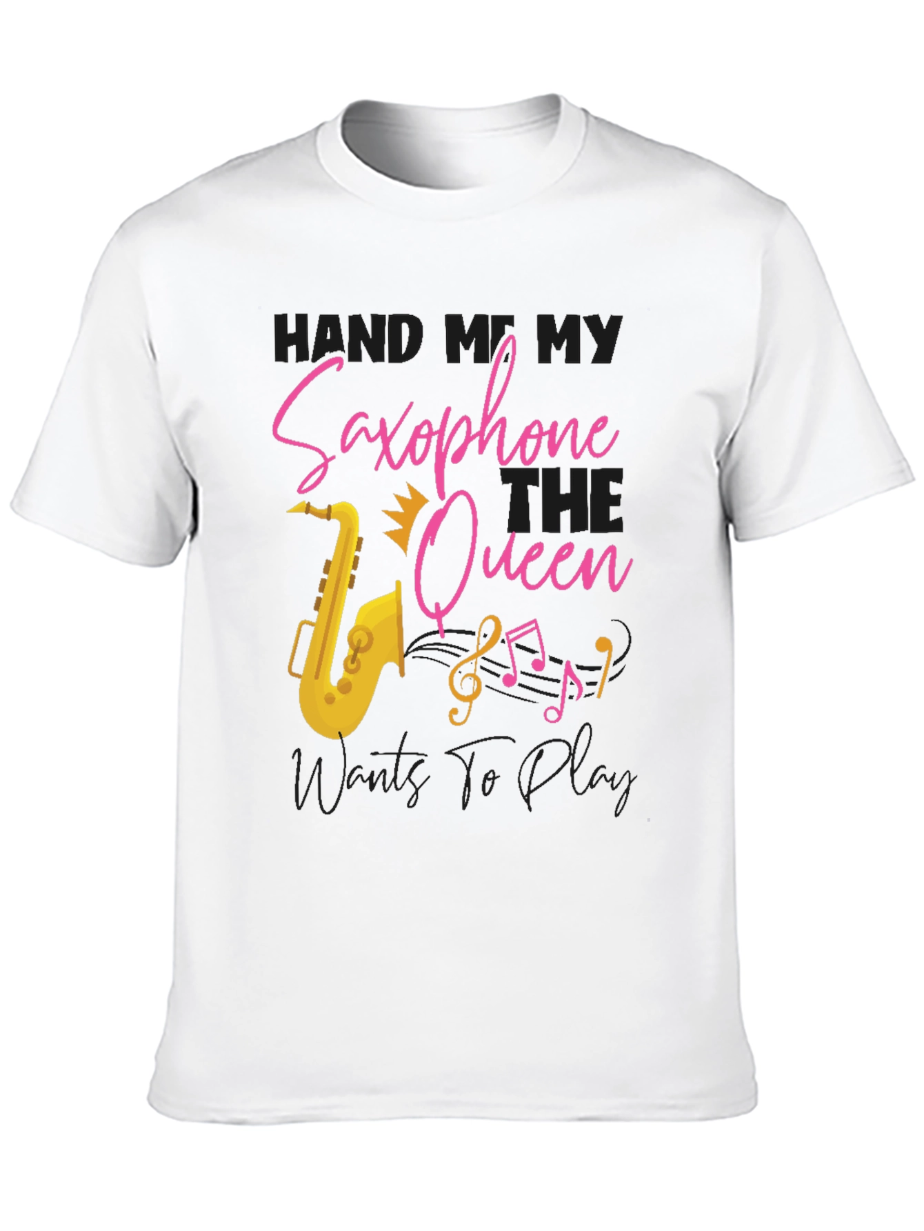 Saxophone Queen T-Shirt - Music Lover Tee