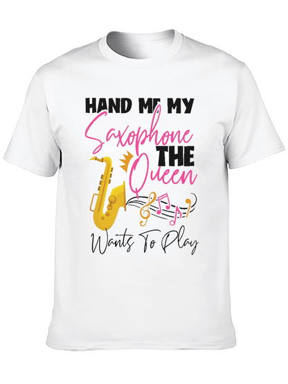 Saxophone Queen T-Shirt - Music Lover Tee