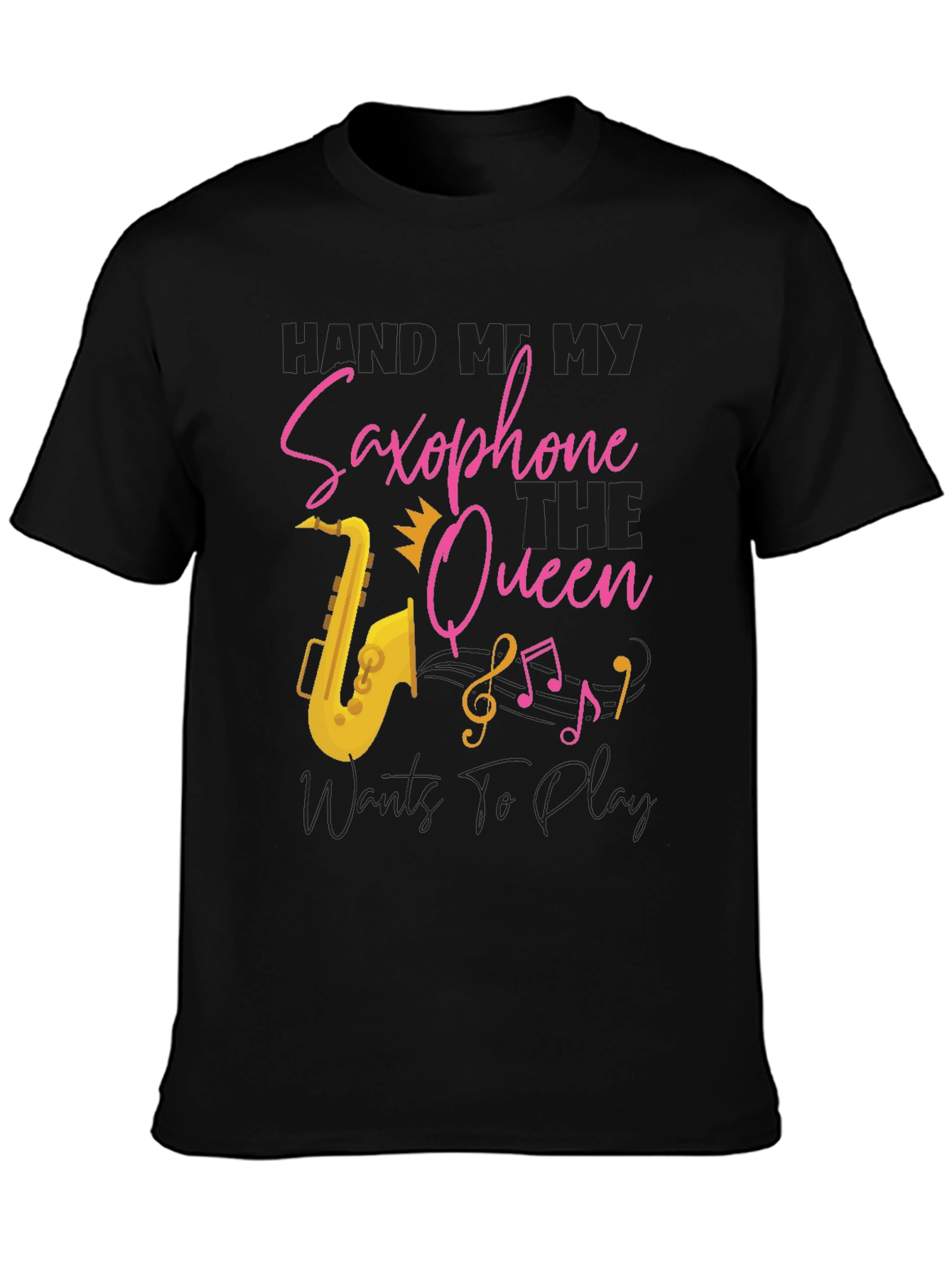Saxophone Queen T-Shirt - Music Lover Tee