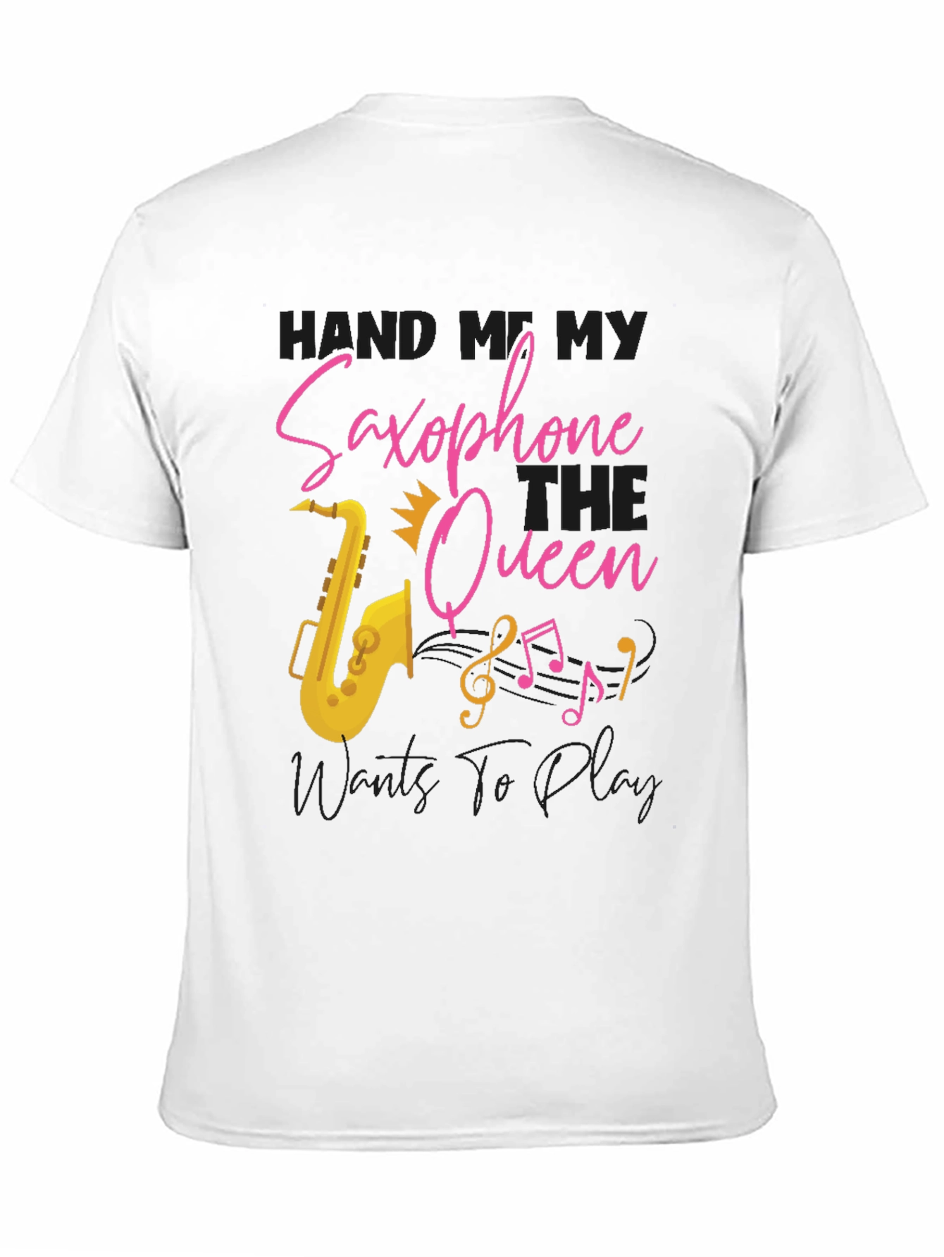 Saxophone Queen T-Shirt - Music Lover Tee