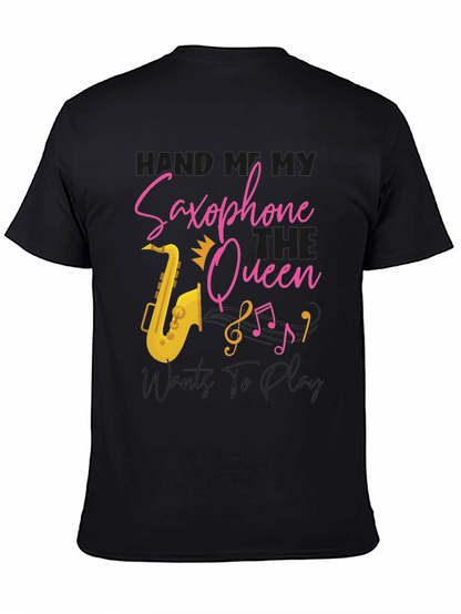 Saxophone Queen T-Shirt - Music Lover Tee