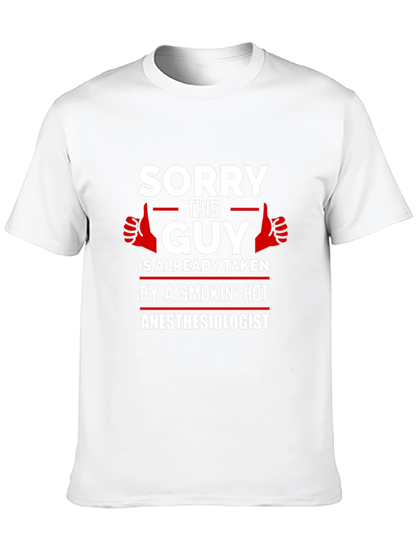 Sorry This Guy Taken Anesthesiologist Black T-Shirt