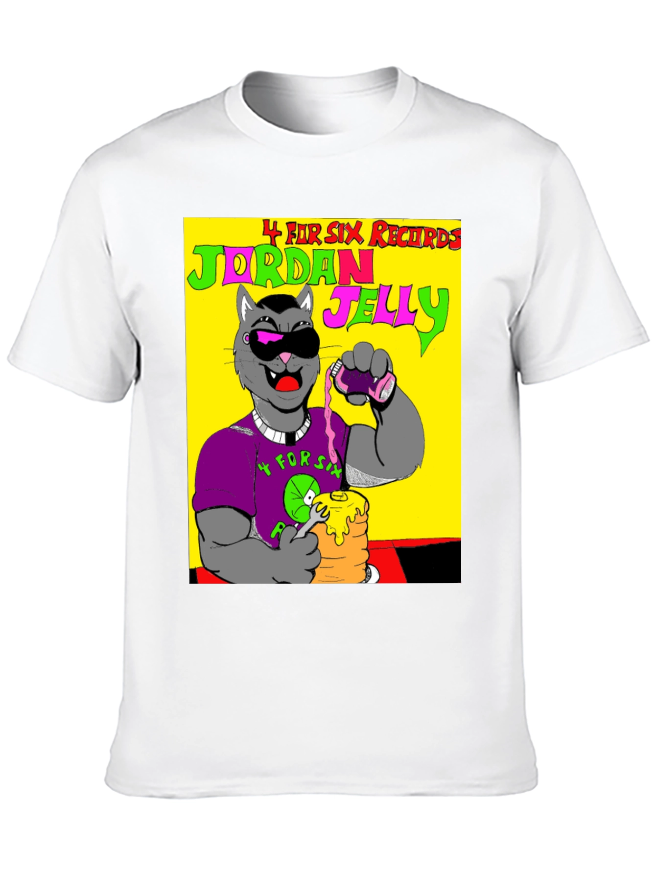 Jordan Jelly T-Shirt - Funky Cartoon Tee