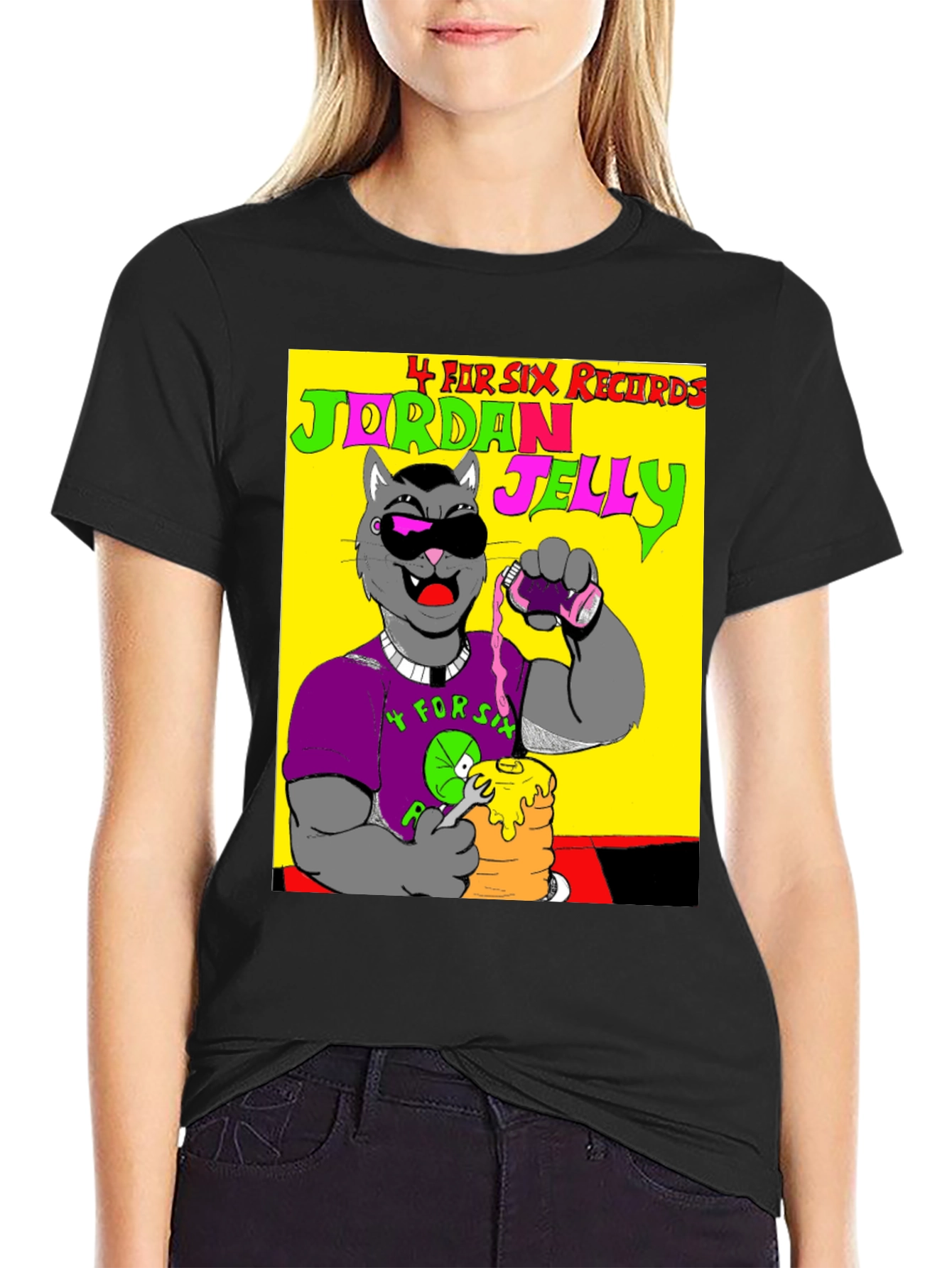 Jordan Jelly T-Shirt - Funky Cartoon Tee