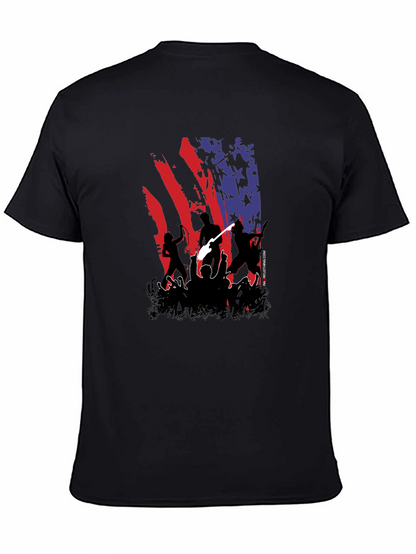American Flag Concert Tee - Patriotic Rock