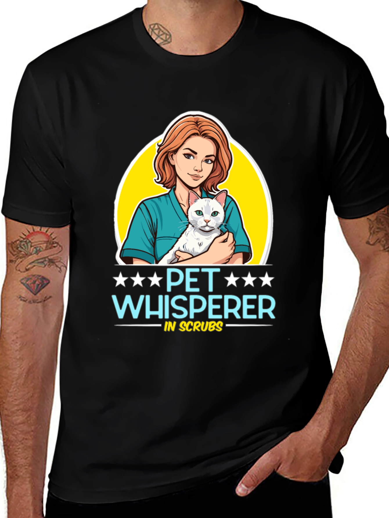 Pet Whisperer in Scrubs Graphic Tee