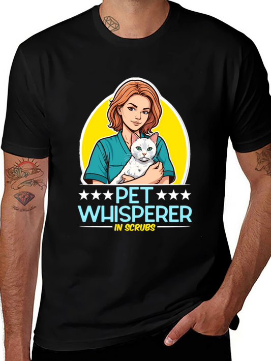 Pet Whisperer in Scrubs Graphic Tee