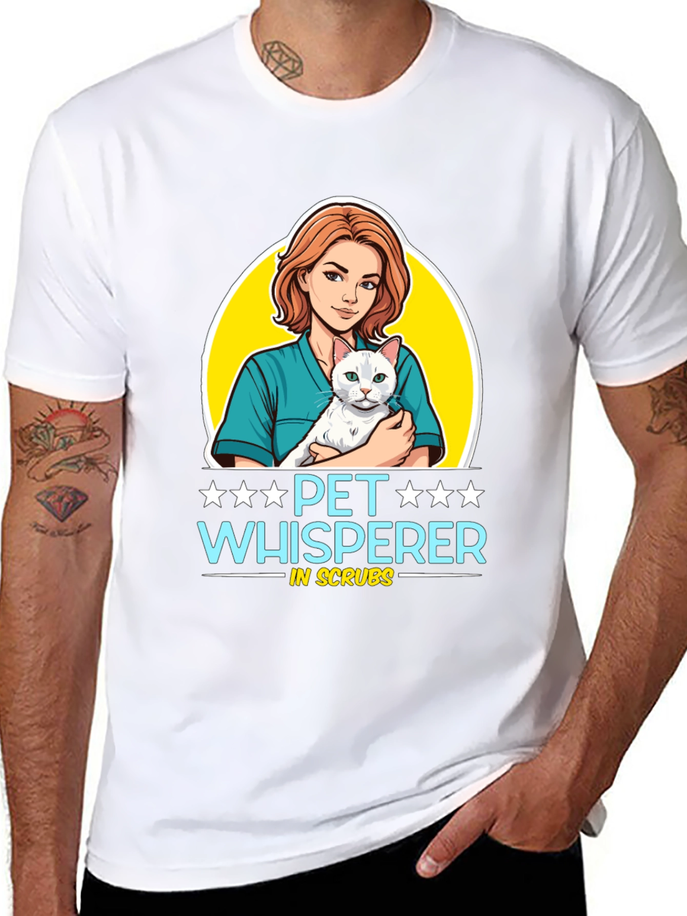 Pet Whisperer in Scrubs Graphic Tee