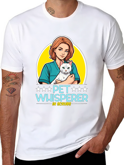 Pet Whisperer in Scrubs Graphic Tee