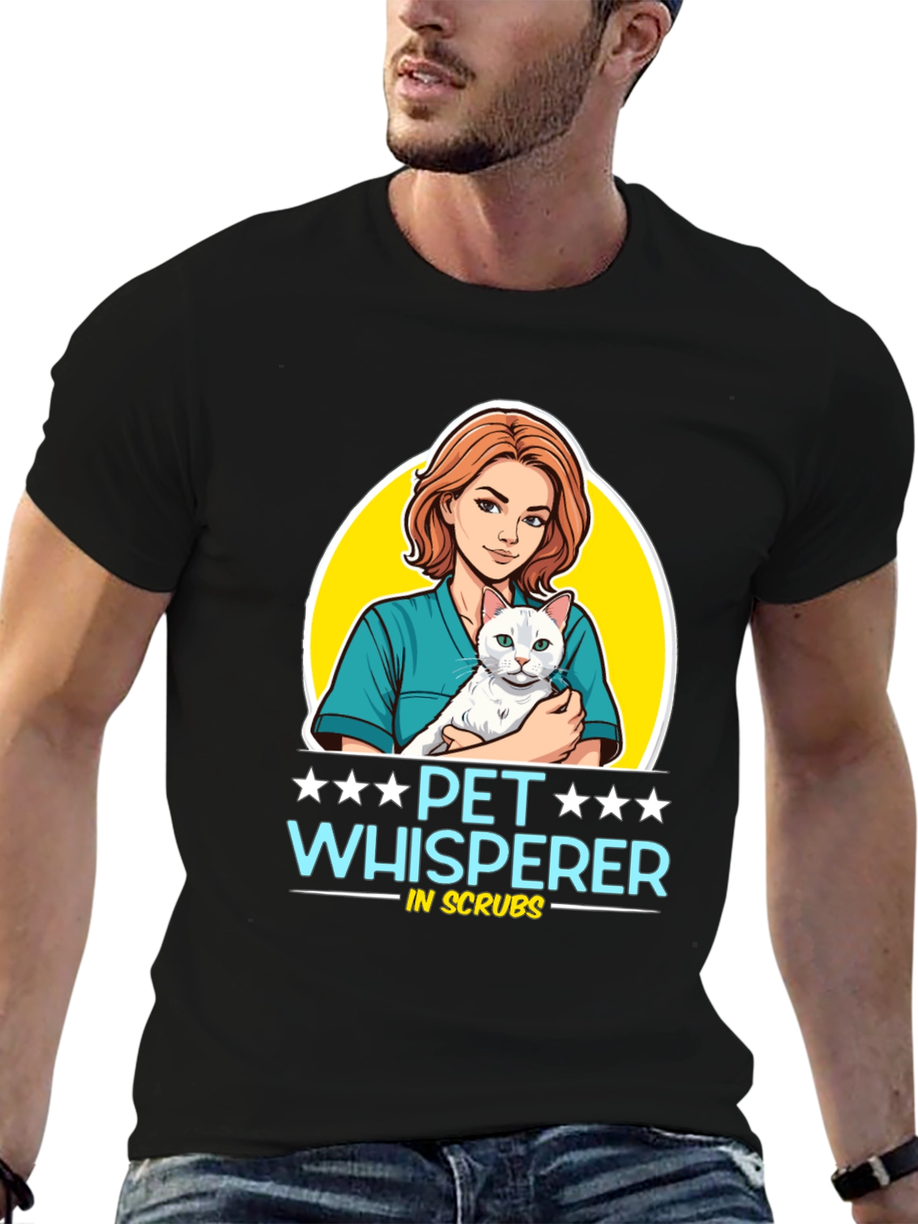 Pet Whisperer in Scrubs Graphic Tee