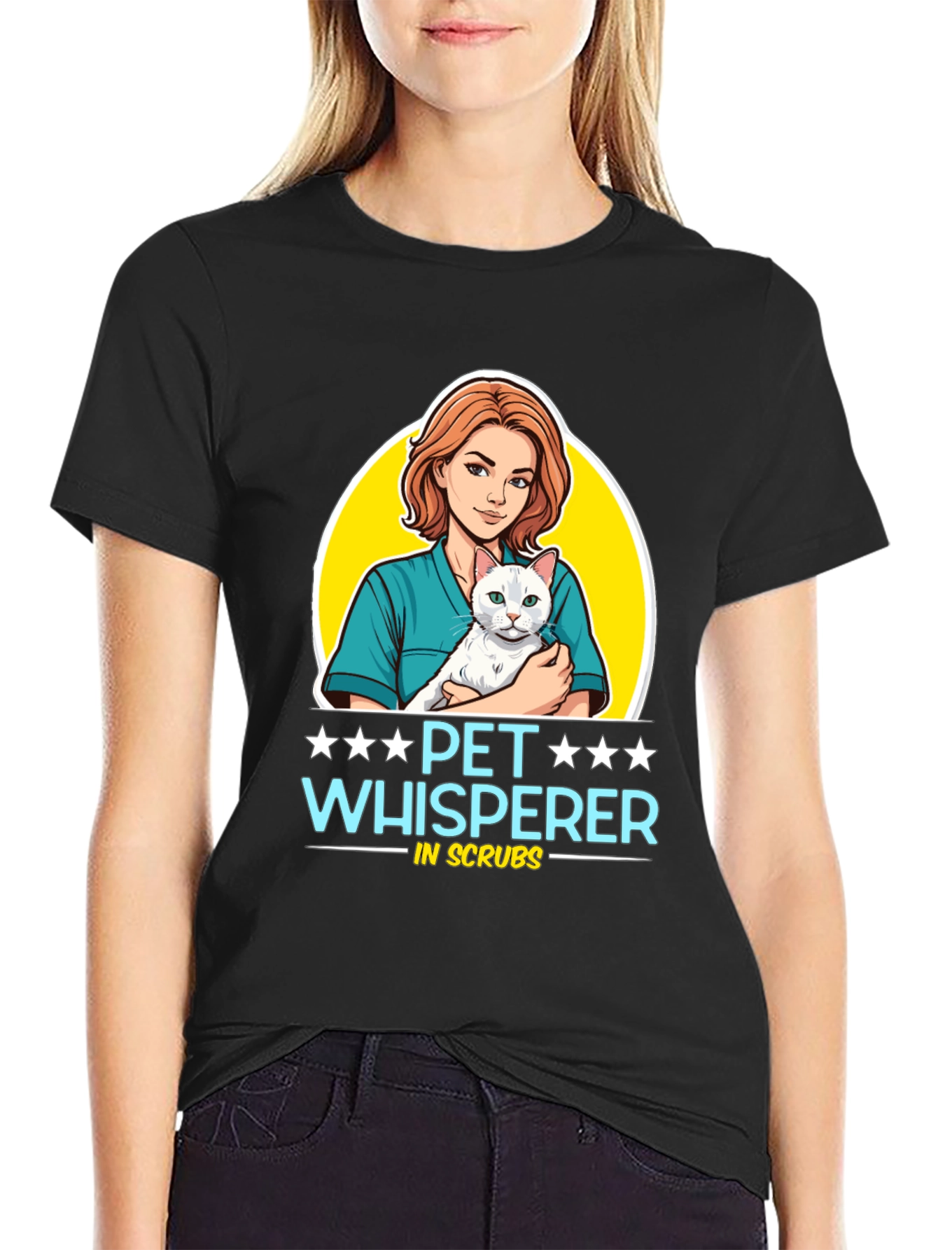 Pet Whisperer in Scrubs Graphic Tee