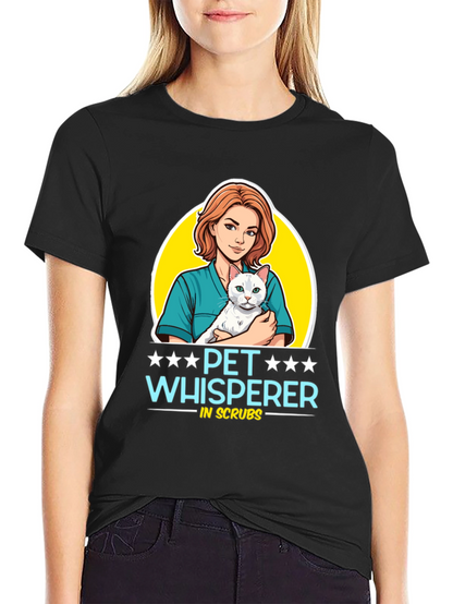 Pet Whisperer in Scrubs Graphic Tee