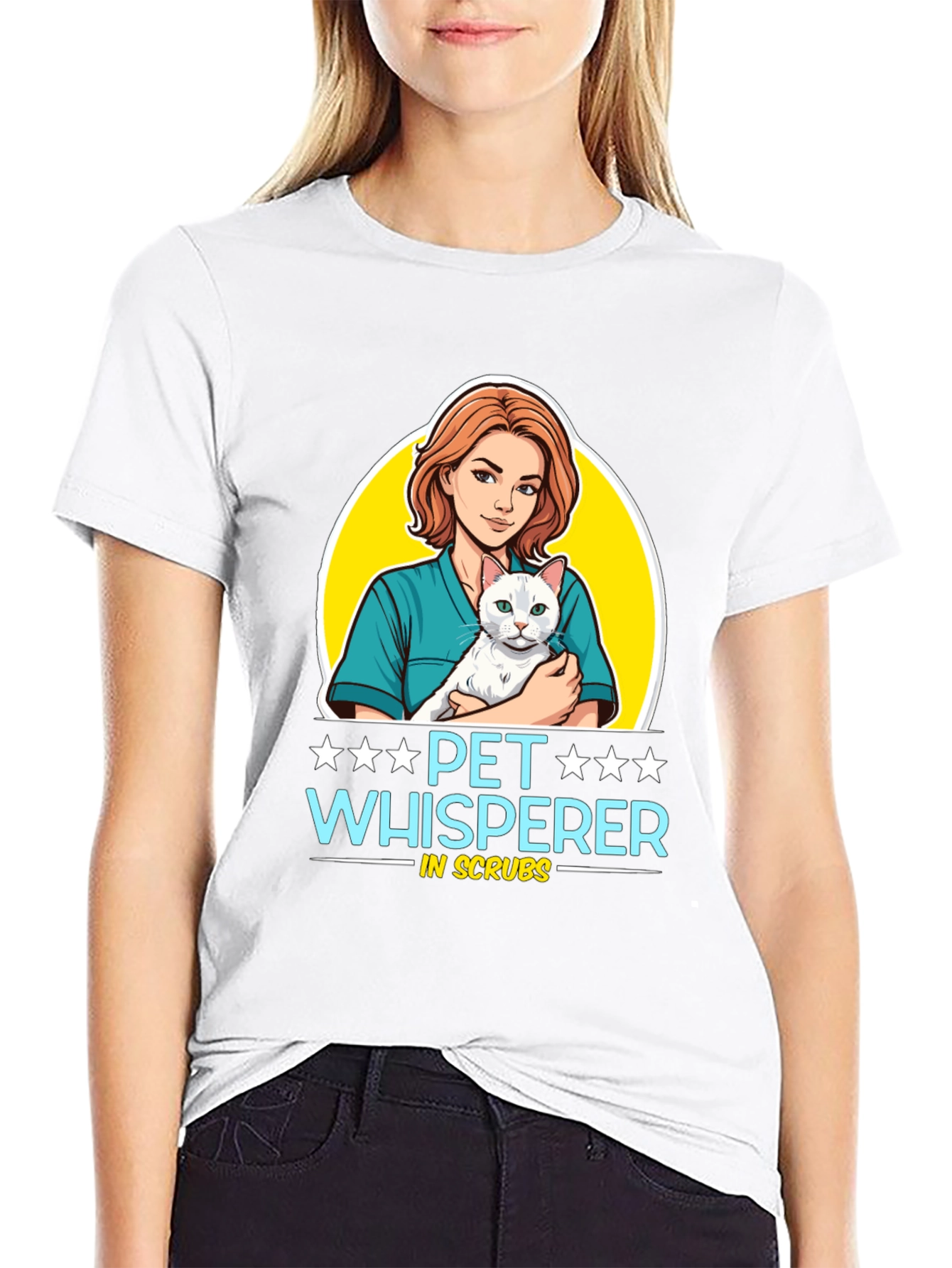 Pet Whisperer in Scrubs Graphic Tee