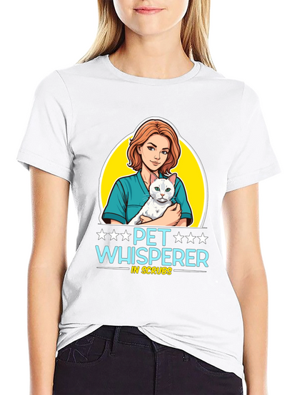 Pet Whisperer in Scrubs Graphic Tee