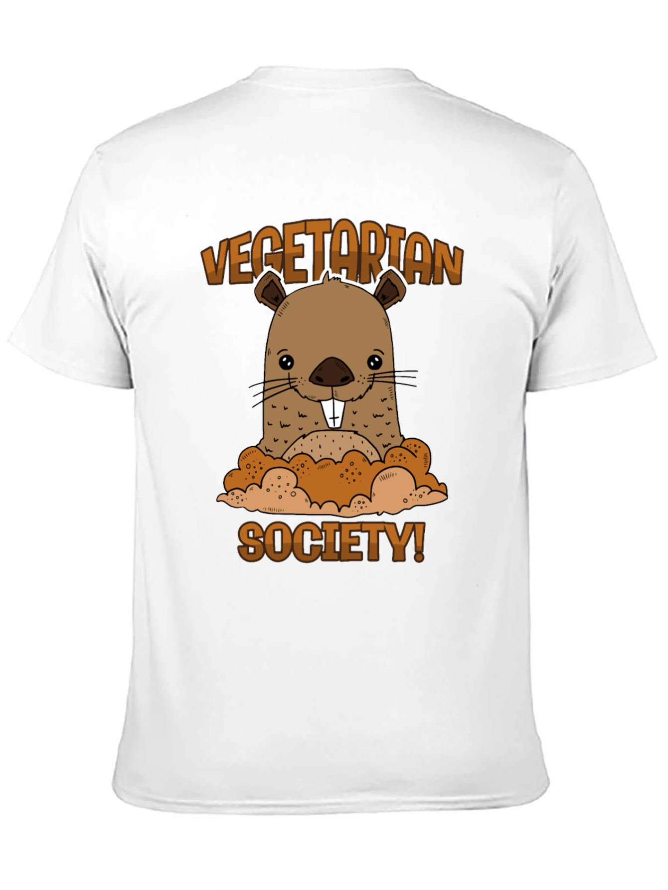 Vegetarian Society Beaver Graphic T-Shirt